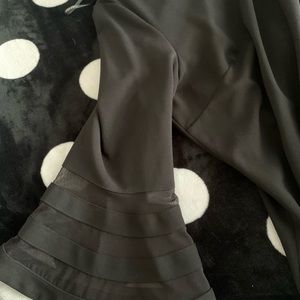 Calvin Klein Black Dress Bell Sleeves